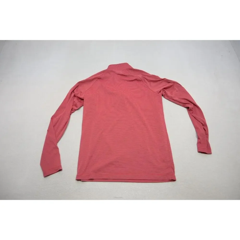 Under Armour 1/4 Zip Jacket Performance Loose Athletic‎ Striped Mens Sz Small